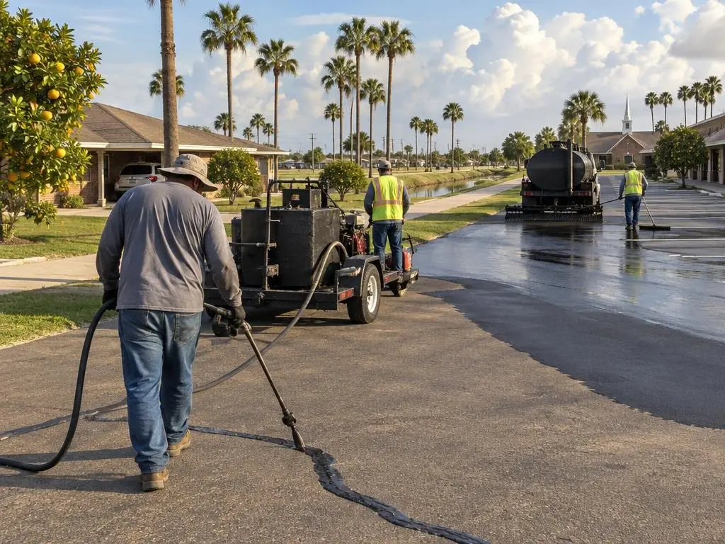 Crack Sealing & Sealcoating in Harlingen, TX