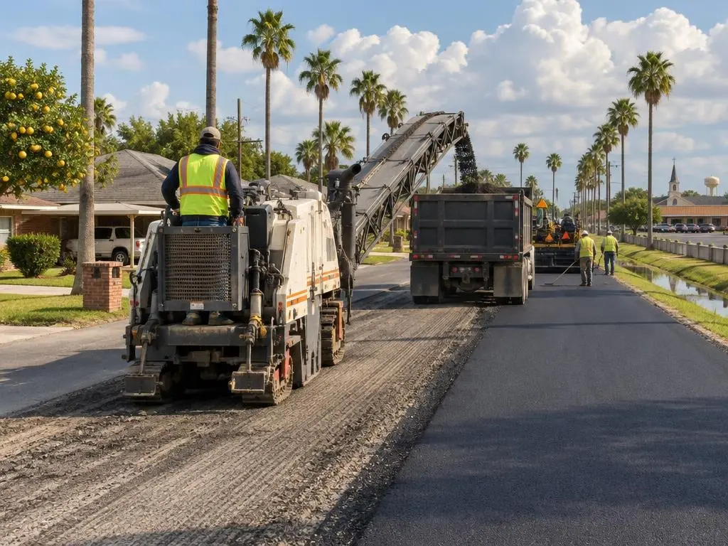 Mill and Overlay in Harlingen, TX